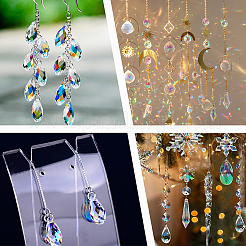40Pcs Transparent Glass Beads&nbsp;GLAA-BBC0001-07B-02