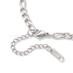 4.5MM 304 Stainless Steel Figaro Chain Necklace Making&nbsp;AJEW-JB01443