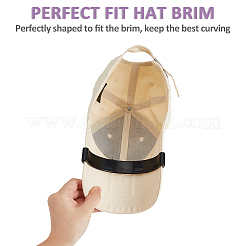 4Pcs 2 Styles Plastic Hat Brim Bender&nbsp;AJEW-FH0005-31