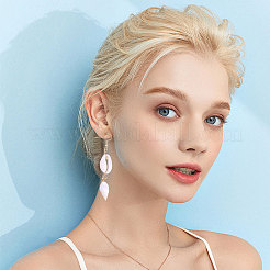 Aluminium Curb Chains Bracelets & 304 Stainless Steel Earring Dangle Earring&nbsp;SJEW-CA00001