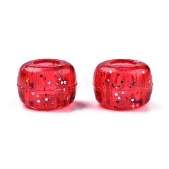 Transparent Acrylic European Beads&nbsp;TACR-T010-002