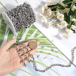 DIY Oxidation Aluminum Cable Chains Necklaces/Bracelets Making Kits&nbsp;DIY-SP0001-87A-S