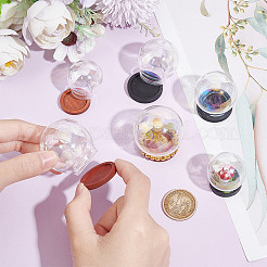 6 Sets 6 Styles Iridescent Glass Dome Cover&nbsp;DJEW-NB0001-36