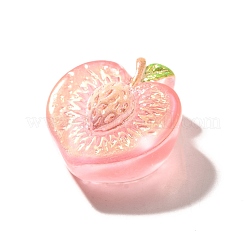 Electroplate UV Plating Opaque Fruit Resin Cabochons&nbsp;CRES-U004-03E