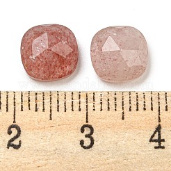 Natural Strawberry Quartz Cabochons&nbsp;G-M431-01D