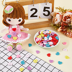 300Pcs 2-Hole Wood Buttons&nbsp;BUTT-SP0001-04A