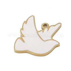 304 Stainless Steel Enamel Pendants&nbsp;STAS-P377-09G