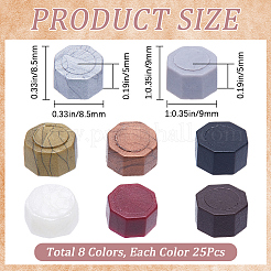 200Pcs 8 Styles Sealing Wax Particles&nbsp;DIY-CP0009-21