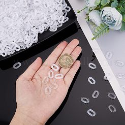 1000Pcs Acrylic Linking Rings&nbsp;OACR-FH0001-033