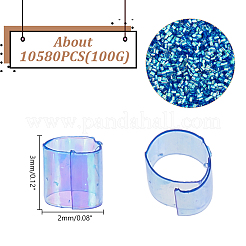 100G Plastic Tube Beads&nbsp;KY-HY0001-15B