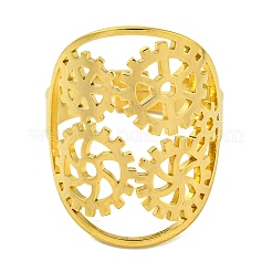 Ring with Gear 304 Stainless Steel Adjustable Rings&nbsp;LS-RJEW-G306-03G