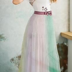 1Pc Polyester Mesh Fabric&nbsp;DIY-HY0002-04A