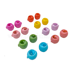 Mini Hair Bangs Rainbow Beads Clip&nbsp;OHAR-R280-001