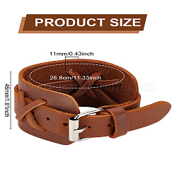 1Pc Cowhide Leather Cord Bracelets for Men&nbsp;BJEW-LP0001-18