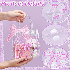 30Pcs PVC Tote Bags with Handles&nbsp;ABAG-PB0001-01