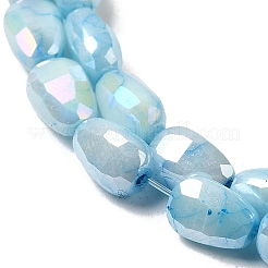 Electroplate Glass Beads Strands&nbsp;GLAA-D013-05C