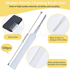 Small Plastic Bathroom Shower Head Hole Cleaning Brush&nbsp;FIND-WH0152-10