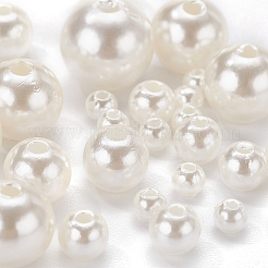 497Pcs 5 Style Imitation Pearl Acrylic Beads&nbsp;OACR-YW0001-08