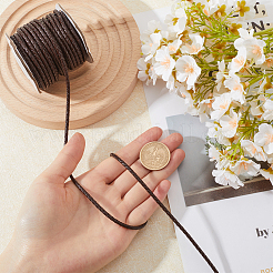 1 Roll Round Braided Cowhide Cords&nbsp;WL-SC0001-01B