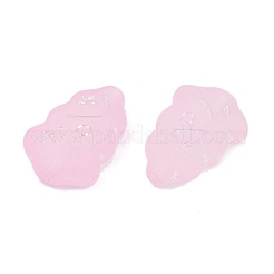 Frosted Transparent Acrylic Beads&nbsp;X1-OACR-P029-04B-05