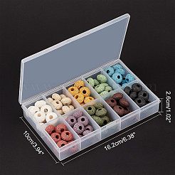 Natural Lava Rock European Beads&nbsp;G-NB0001-58