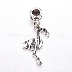 Tibetan Style Alloy European Dangle Charms&nbsp;MPDL-J041-07AS