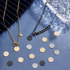 40Pcs 4 Colors PVD Vacuum Plating Stainless Steel Pendants&nbsp;STAS-PH0003-88