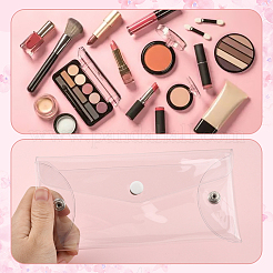 2Pcs Portable Transparent PVC Makeup Brush Bag&nbsp;MRMJ-SP0001-12B