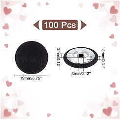 100Pcs Cloth Shank Buttons&nbsp;BUTT-NB0001-72C