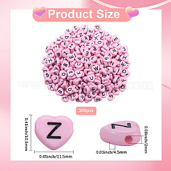 300Pcs Horizontal Hole Opaque Acrylic Beads&nbsp;SACR-SP0001-30