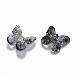 Transparent Spray Painted Glass Charms&nbsp;LS-GLAA-T016-22E