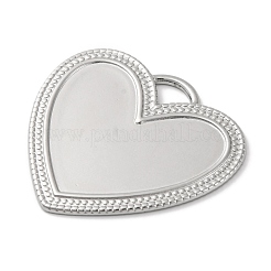 Anti-Tarnish 304 Stainless Steel Pendants&nbsp;STAS-D194-18S