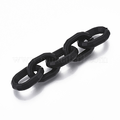Spray Painted CCB Plastic Linking Rings&nbsp;CCB-R104-15-01