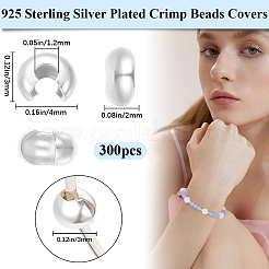 Brass Crimp Beads Covers&nbsp;FIND-BBC0015-79A
