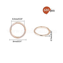 Iron Open Jump Rings&nbsp;IFIN-PH0024-62B