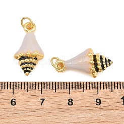 Brass Enamel Pendants&nbsp;KK-CBA3297-04A-G02