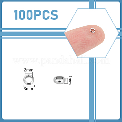 100Pcs 201 Stainless Steel Spacer Beads&nbsp;STAS-UN0059-49
