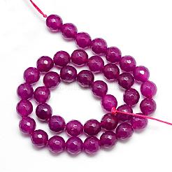 Natural White Jade Bead Strands&nbsp;G-R346-6mm-11