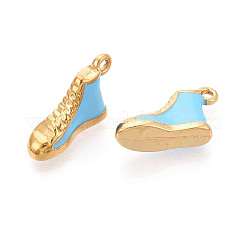 304 Stainless Steel Enamel Pendants&nbsp;STAS-N124-33B-G