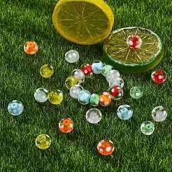 28Pcs 7 Styles Handmade Lampwork Beads&nbsp;LAMP-CJ0002-92