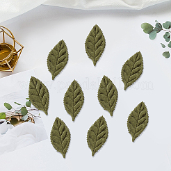 100Pcs Cloth Artificial Leaves&nbsp;AJEW-CY0002-81