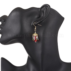 Glass Lantern Dangle Earrings&nbsp;EJEW-MZ00629-02
