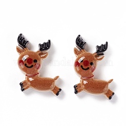 Christmas Themed Opaque Resin Decoden Cabochons&nbsp;CRES-P022-17