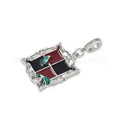 Brass Enamel Pendants&nbsp;KK-U043-12P-01