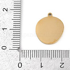 304 Stainless Steel Enamel Pendants&nbsp;STAS-I325-101G