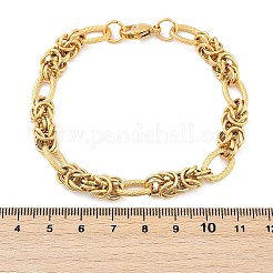 304 Stainless Steel Oval Link Chain Bracelets for Women&nbsp;BJEW-F488-43G