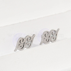 304 Stainless Steel Stud Earrings&nbsp;EJEW-Z089-26P