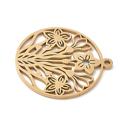 304 Stainless Steel Pendants&nbsp;STAS-V016-14G