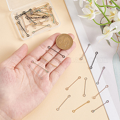 50Pcs 5 Colors 316 Surgical Stainless Steel Eye Pins&nbsp;STAS-UN0050-56