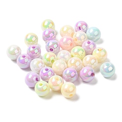 UV Plating Rainbow Iridescent Acrylic Beads&nbsp;PACR-K003-02A
